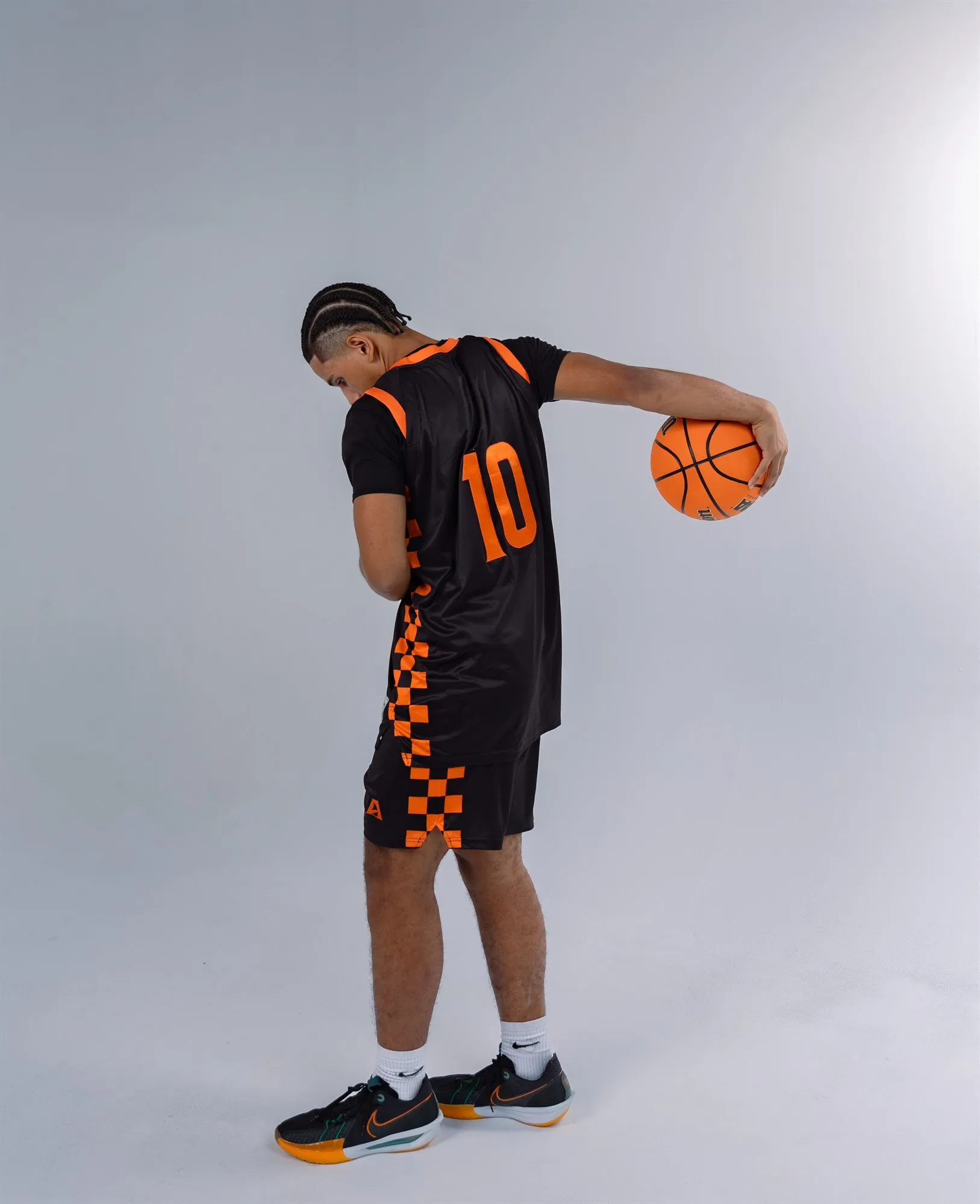 AISA athlete with a basketball